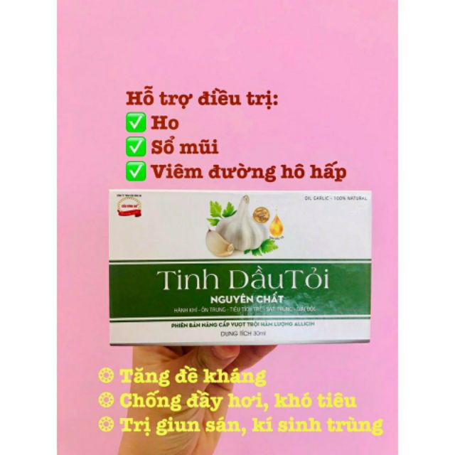 Tinh Dầu Tỏi Nguyên Chất Cầu Bình An 30ml