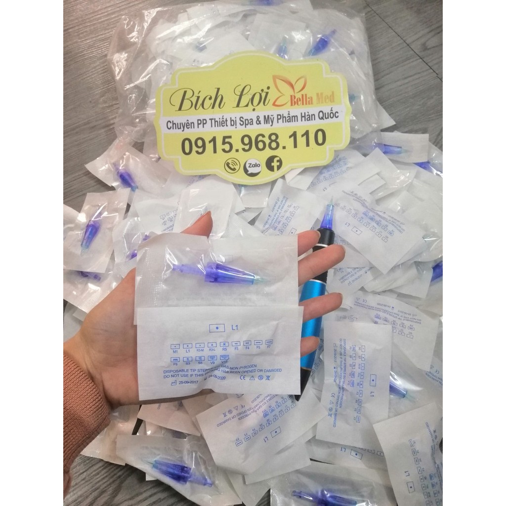 Đầu kim 1 dùng phá đáy sẹo, phun xăm sử dụng được cho tất loại máy dr pen