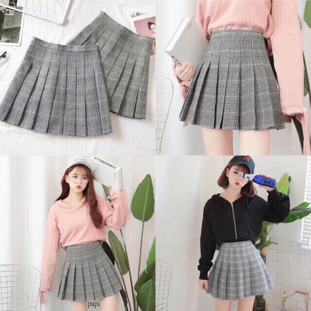 Chân váy tennis kẻ hàng loại 1 kèm ảnh thật | BigBuy360 - bigbuy360.vn