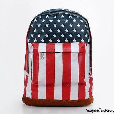 Balo chuyến đi phượt cắm trại in cờ quốc kỳ USA cho nam nữ 
