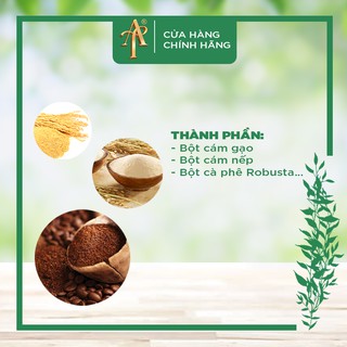 Bột Cám Gạo Cafe (rửa mặt/đắp mặt nạ) - AnThy Organic.