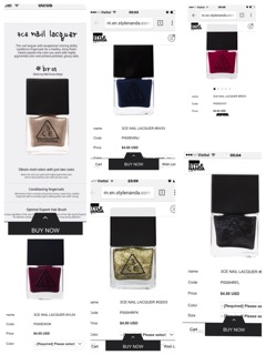 Sơn móng tay order dư 3ce 