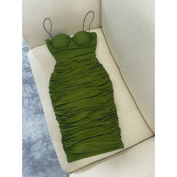 Đầm body lưới cúp ngực