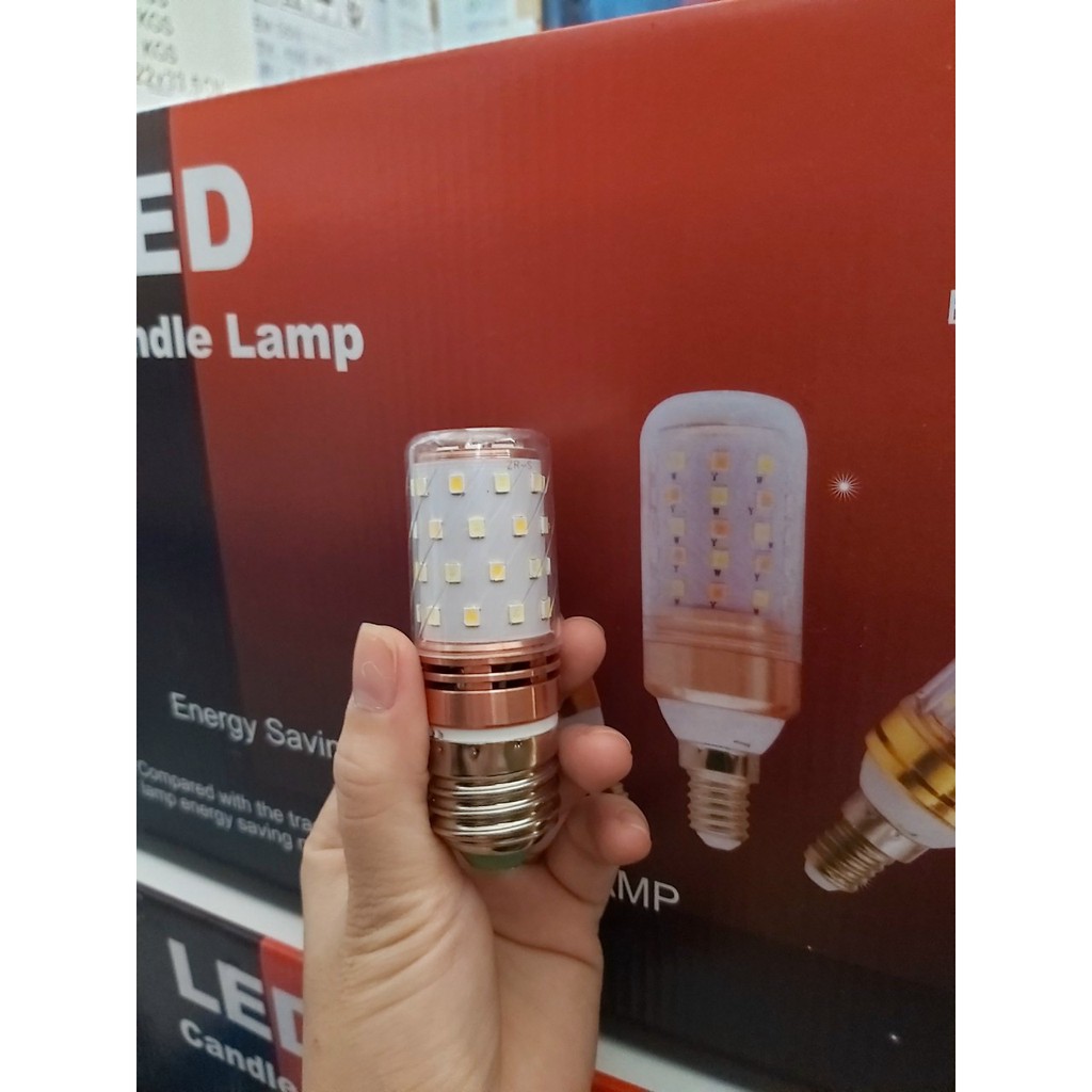 Đèn led trái bắp 12w 3 chế độ trắng - vàng - trung tính chuôi E14, E27 | BigBuy360 - bigbuy360.vn