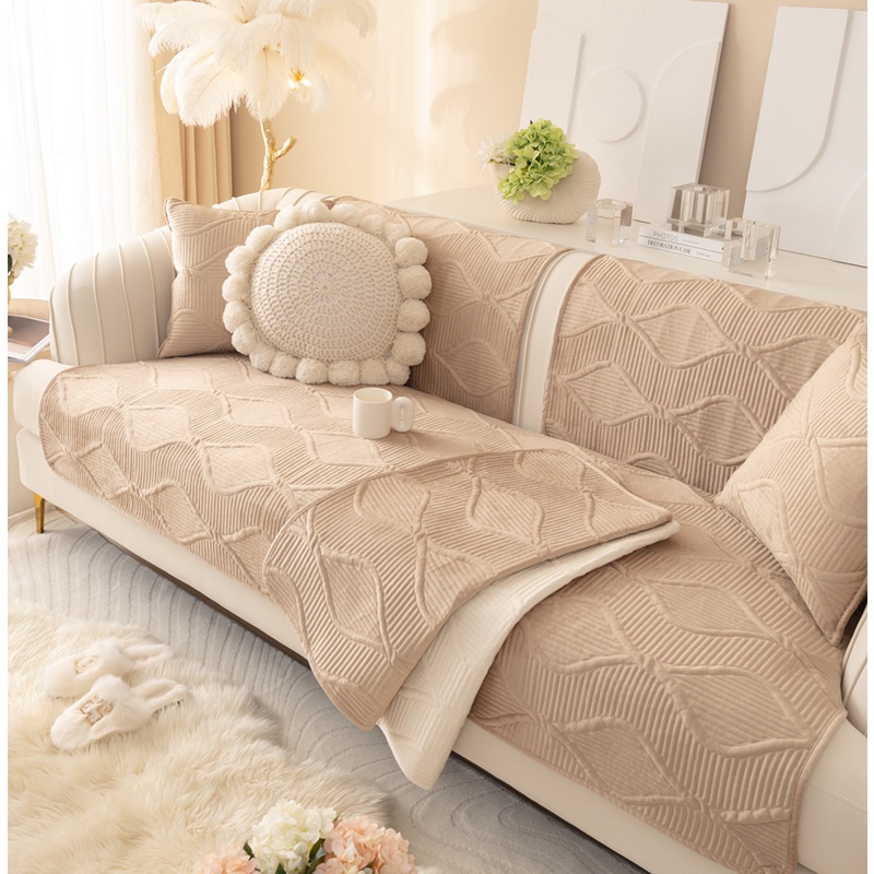 Vỏ Bọc Đệm Ghế sofa 1 / 2 / 3 / 4 / l Chống Trượt Hình Chữ l