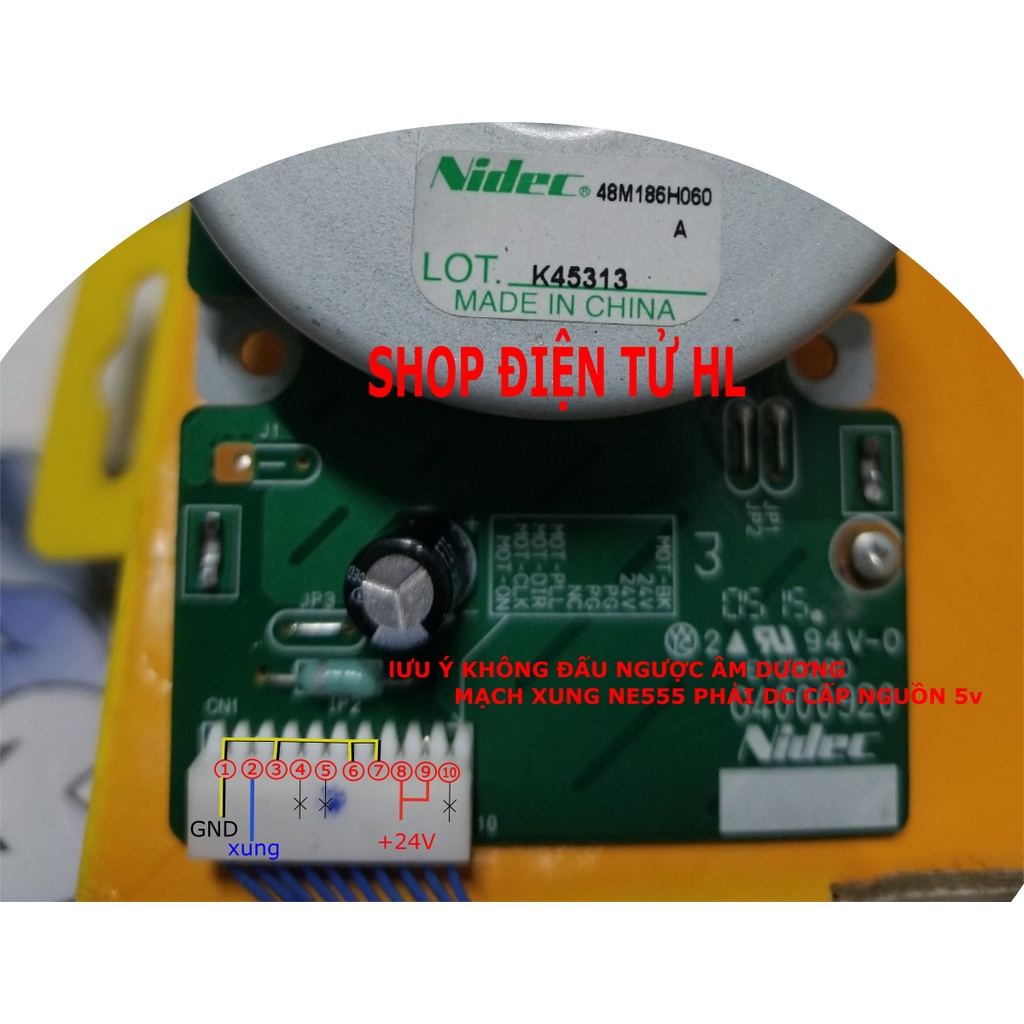 Động Cơ Không chổi than 12V - 31W Nidec