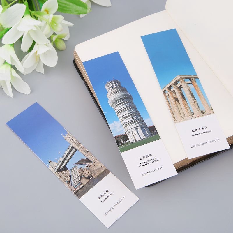 Set bookmark thiết kế tháp Eiffel nước Pháp