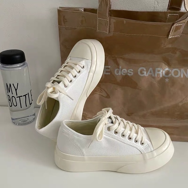 GIÀY VẢI NỮ BUỘC DÂY ĐẾ ĐỘN CAO 3cm