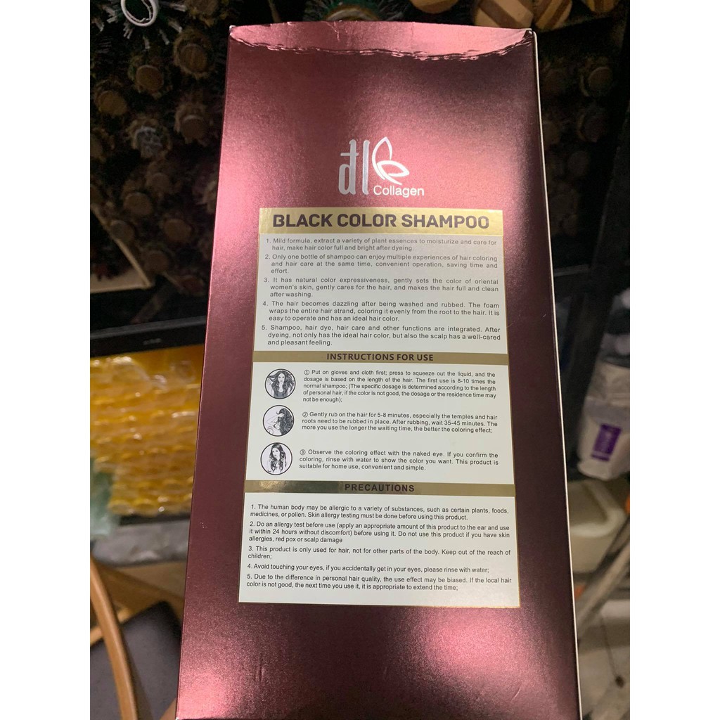 DẦU GỘI ĐEN VÀ GỘI NÂU THẢO DƯỢC ĐL COLLAGEN KHÔNG DÍNH DA ĐẦU 500ML | BigBuy360 - bigbuy360.vn