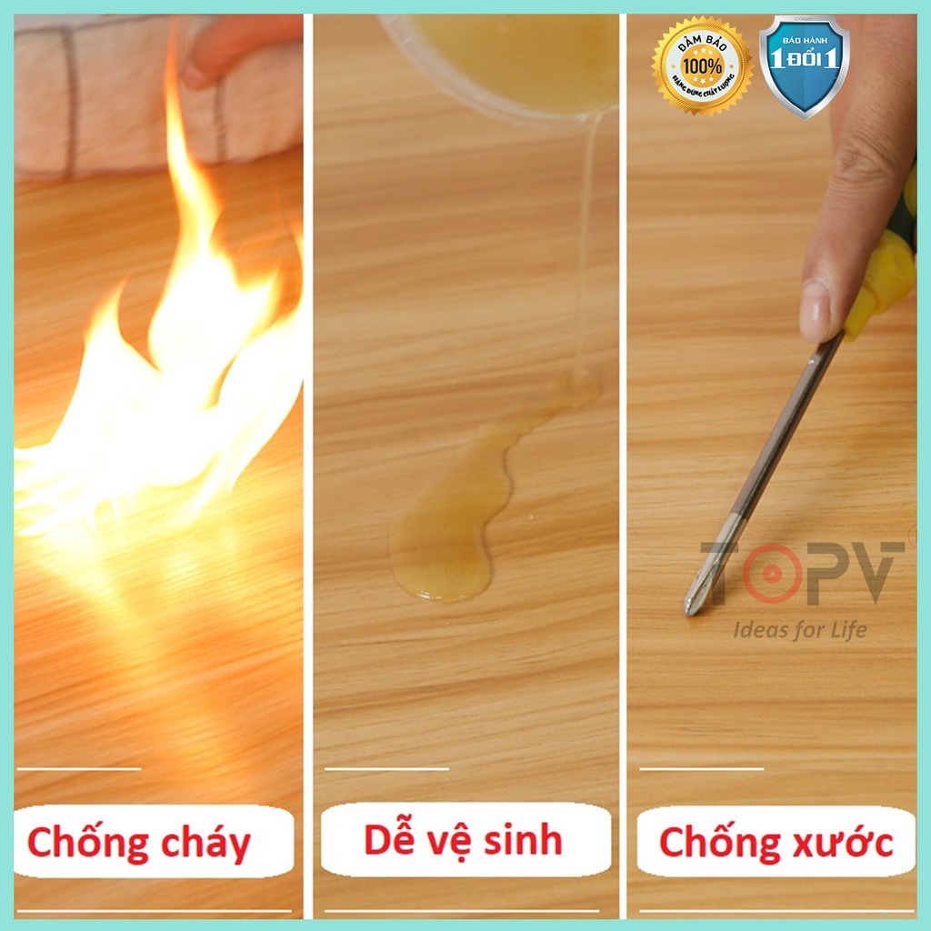 Bàn học gỗ bàn làm việc kèm kệ sách TopV lắp giáp thông minh cho học sinh sinh viên văn phòng 1m2 trắng Banghe Cute