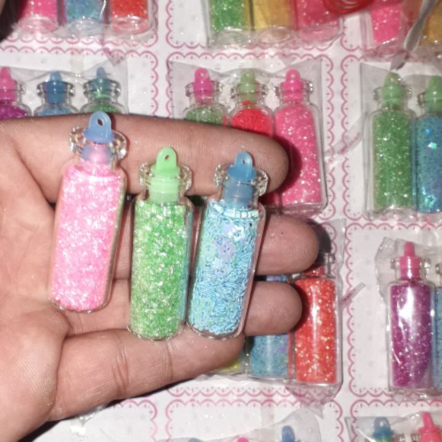 Sét 15 lọ  hoặc 21 lọ kim tuyến 10gam hoặc 6 gam nhiều màu sắc