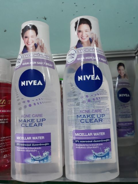 Nước tẩy trang Nivea Acne Care Make Up Clear Micellar Water 125ml