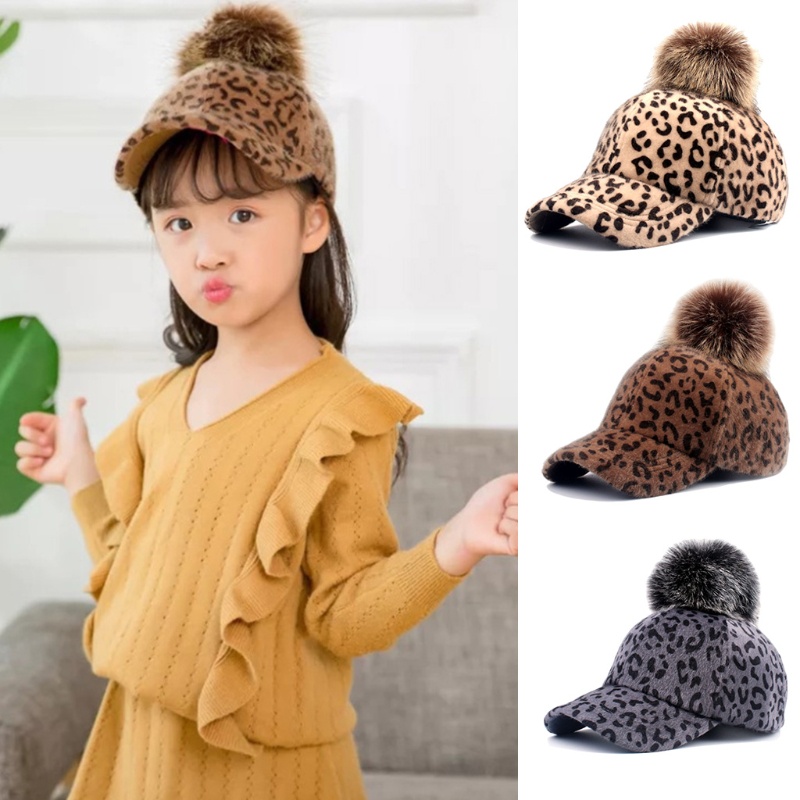 Mũ Lưỡi Trai Thể Thao Chống Nắng Họa Tiết Da Báo Thời Trang Cho Gia Đình