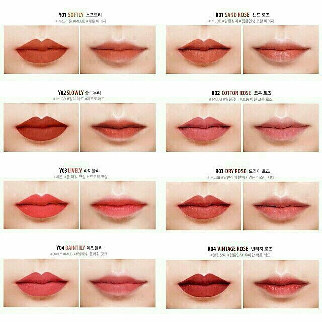 Son Moart Velvet Lipstick dòng R,T,Y