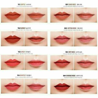 Son Moart Velvet Lipstick dòng R,T,Y