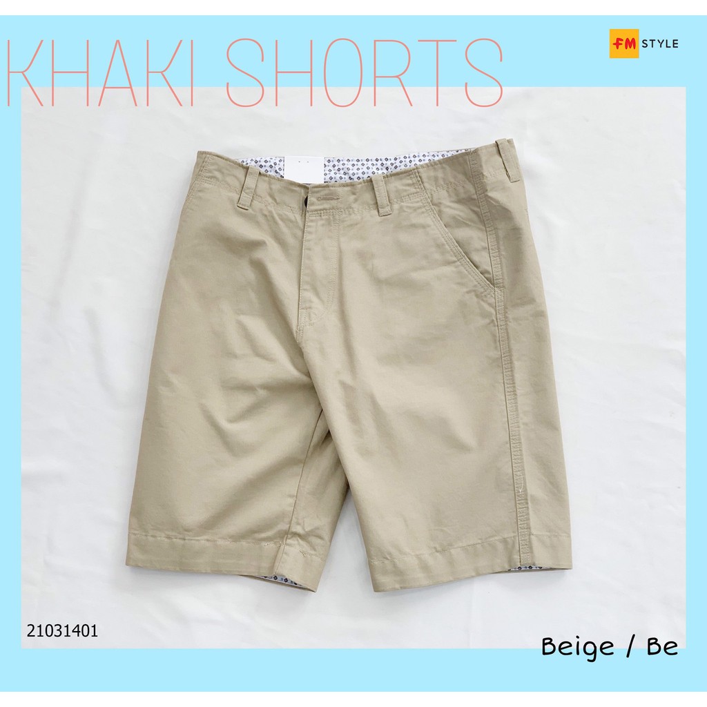Quần short nam kaki FM Style 7 màu trẻ trung năng động thun cotton co giãn 4 chiều 211128128