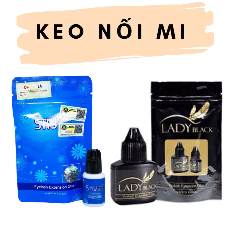 Keo nối mi Lady black/Sky hàn quốc 5ml