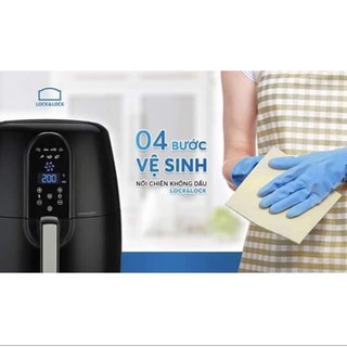 NỒI CHIÊN KHÔNG DẦU LOCK & LOCK.  5.2 L   EJF351BLK