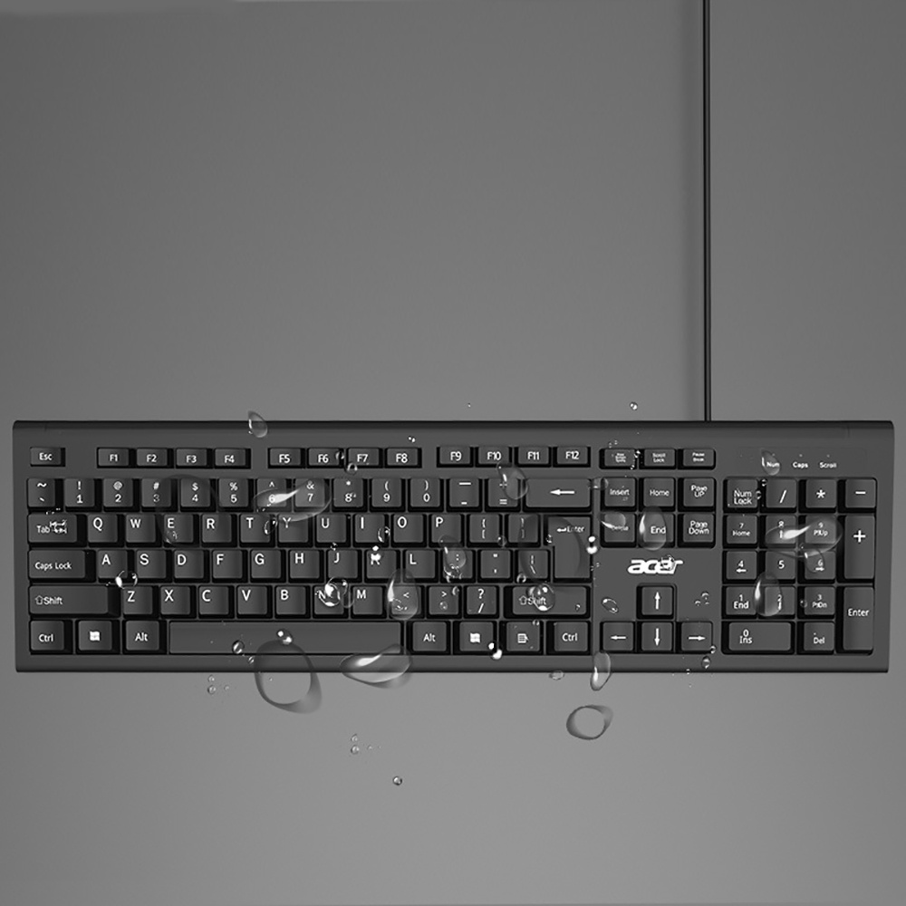 Bộ chuột bàn phím máy tính văn phòng - Chuột máy tính có dây chính hãng Acer