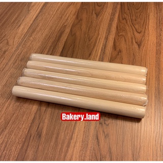 Cán lăn bột gỗ trơn 30cm, cây lăn bột gỗ