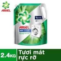 Nước giặt Ariel Matic cho máy giặt cửa trước túi 2.4kg hương tươi mát rực rỡ (MỚI)