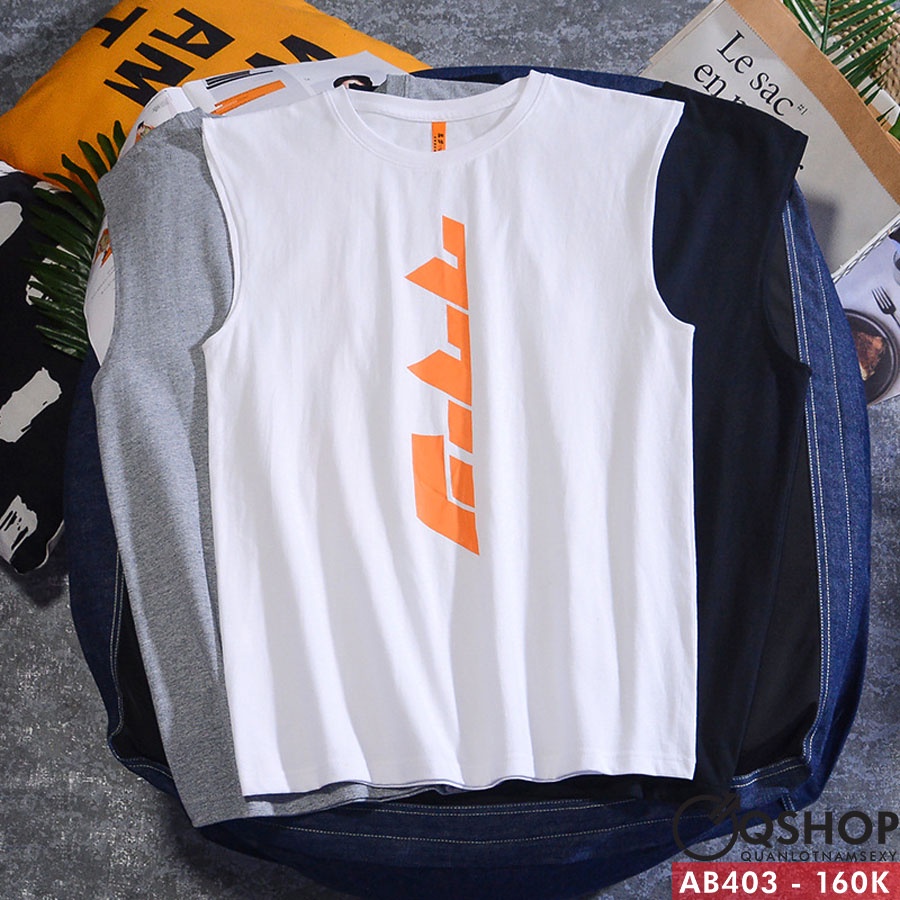 ÁO THUN TANKTOP TẬP GYM,ĐI CHƠI AB403