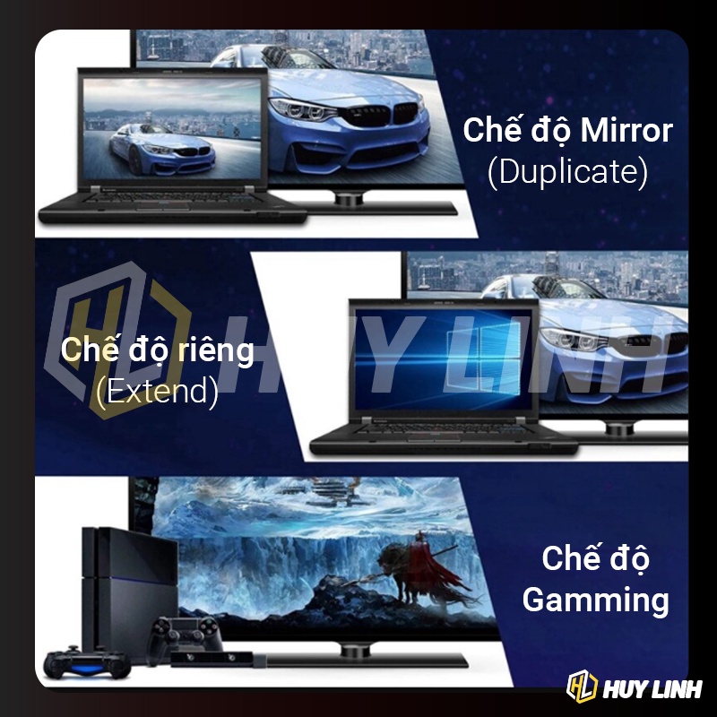 Cáp chuyển đổi tín hiệu từ HDMI to Displayport 1.8M hỗ trợ 4K60HZ H147