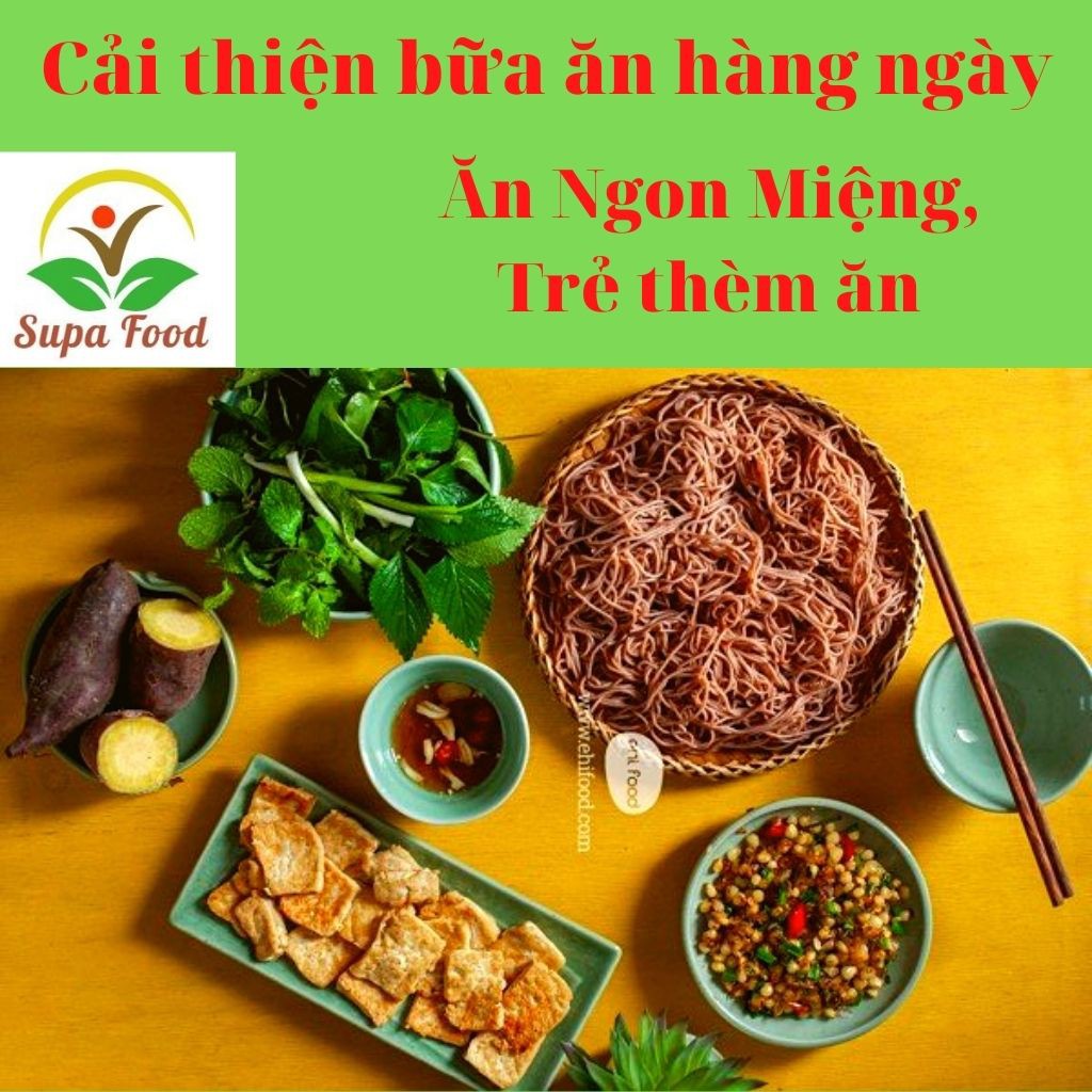 Bún Gạo Lứt Đỏ  - BÚN Khô Thực Dưỡng Cao Cấp Làm Từ GẠO NỨT - bún huyết rồng- Alokids TB