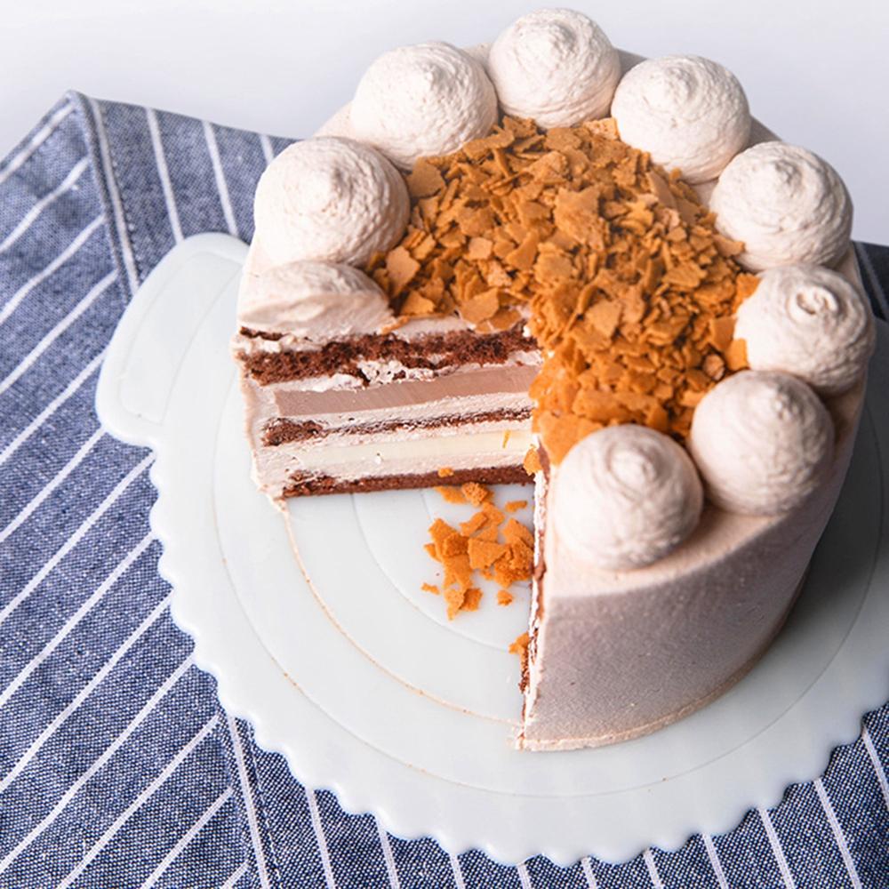 Khay Tròn Đựng Bánh Tráng Miệng / Cupcake Có Tay Cầm Tiện Lợi Dành Cho Trang Trí Nhà Cửa