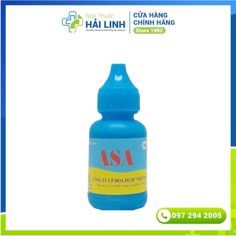 Cồn ASA bôi nấm ngứa, hắc lào, lang ben ⚡ Tặng quà ⚡ Combo 10 lọ 20ml