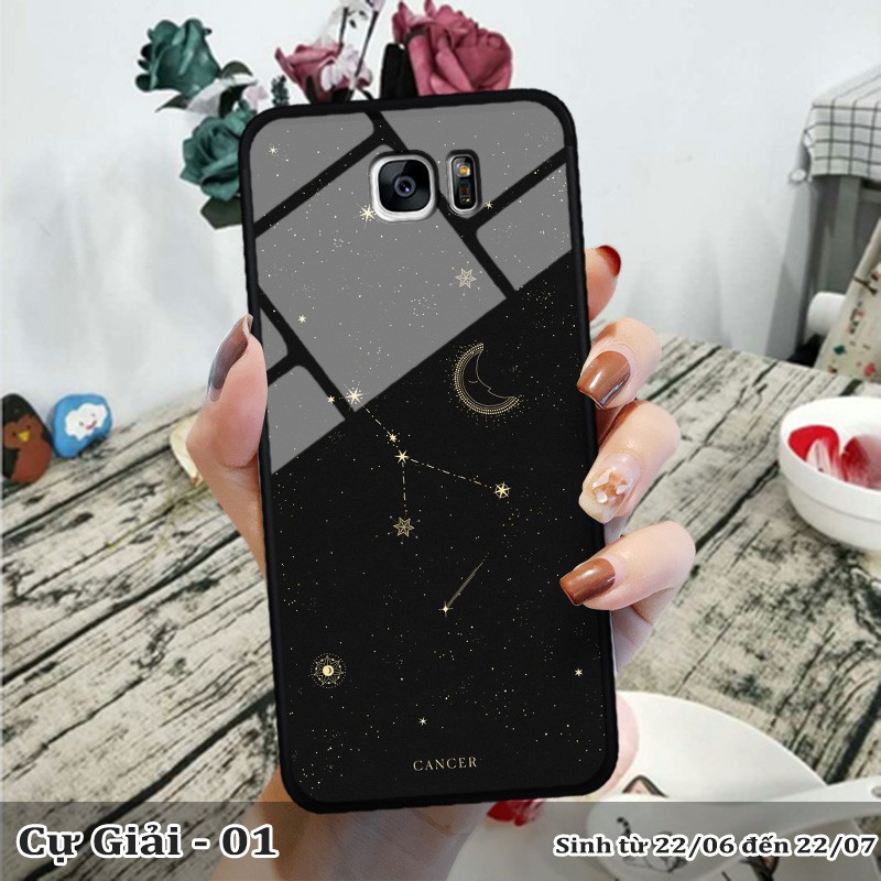 Ốp lưng kính 3D Samsung Galaxy S7/ S7 Edge- cung hoàng đạo | BigBuy360 - bigbuy360.vn
