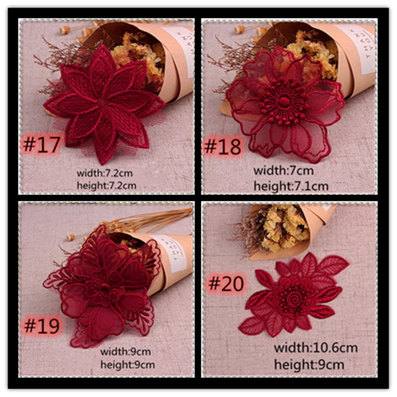 Ren thêu đính kim sa sang trọng dùng trang trí quần áo/ váy cưới