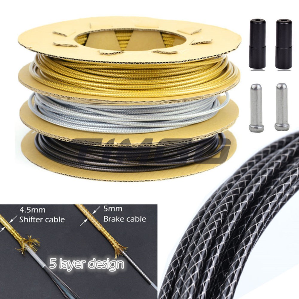 Dây Phanh Xe Đạp Leo Núi 5 Lớp 4.5 / 4mm Chất Lượng Cao