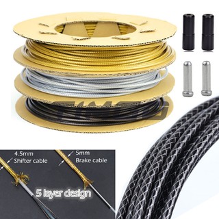 Dây Phanh Xe Đạp Leo Núi 5 Lớp 4.5 / 4mm Chất Lượng Cao