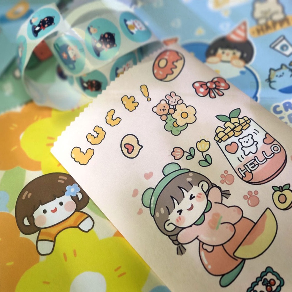 Túi giấy gói quà mini kích thước 12x19cm (𝙩𝙖̣̆𝙣𝙜 𝙩𝙚𝙢 𝙣𝙞𝙚̂𝙢 𝙥𝙝𝙤𝙣𝙜) 💖 Giỏ quà tặng cute