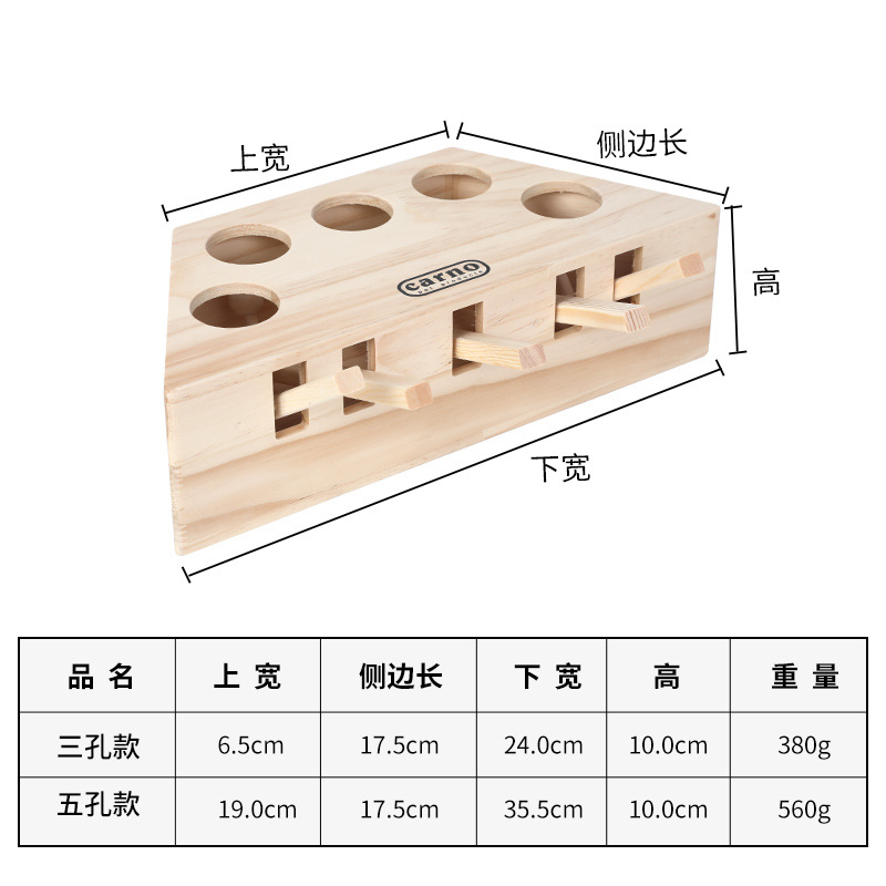 Đồ Chơi Bằng Gỗ Hình Chuột Hamster Hoạt Hình Cho Mèo