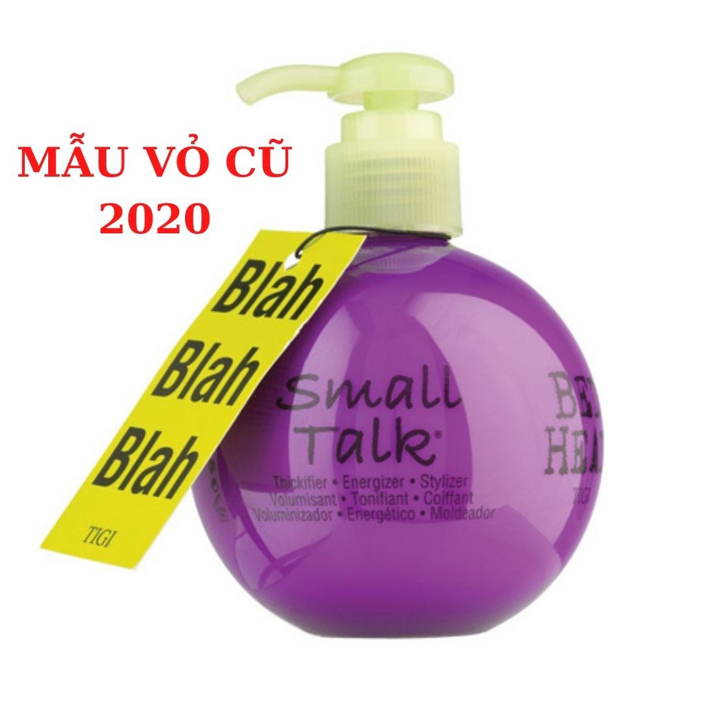 [CHÍNH HÃNG-MẪU MỚI 2021] GEL TẠO KIỂU TIGI BED HEAD SMALL TALK 240ML