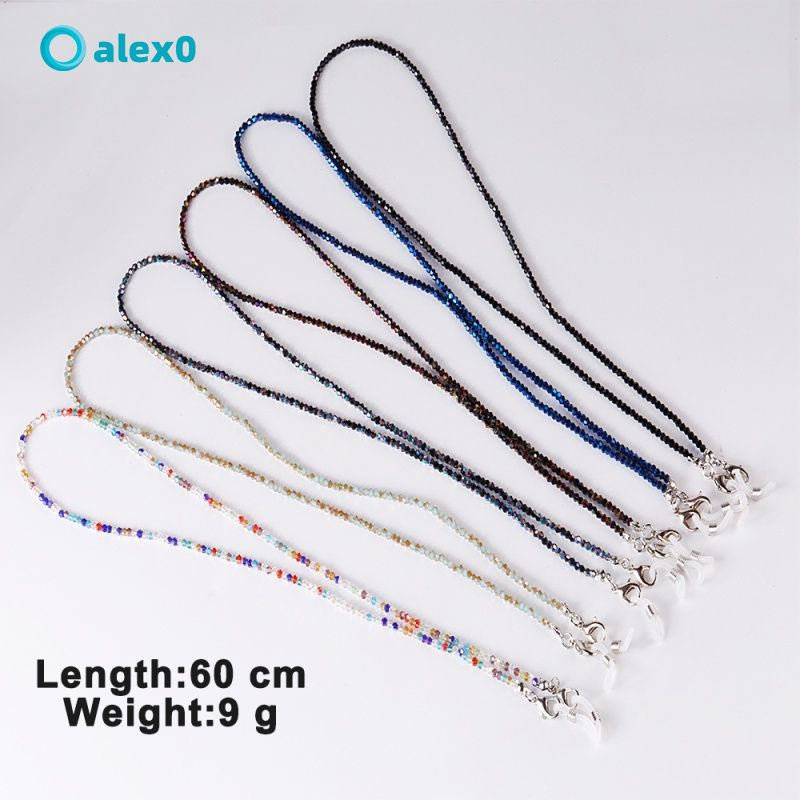 Dây đeo mắt kính/ khẩu trang DRAGON RANEE xỏ hạt pha lê thời trang