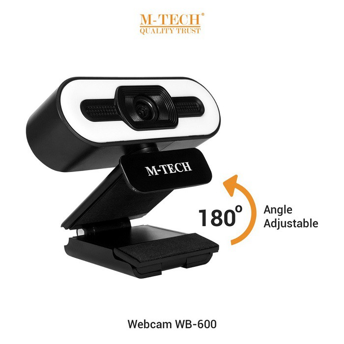 Webcam M-TECH WB600 / WB-600 Full HD 1080P Kèm Micro | BigBuy360 - bigbuy360.vn