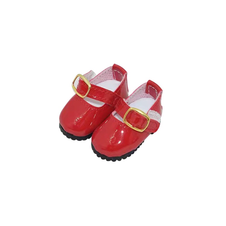 Giày mini cho búp bê 30cm 1/6 loại giày da xịn sò cỡ 4.5x2.2cm