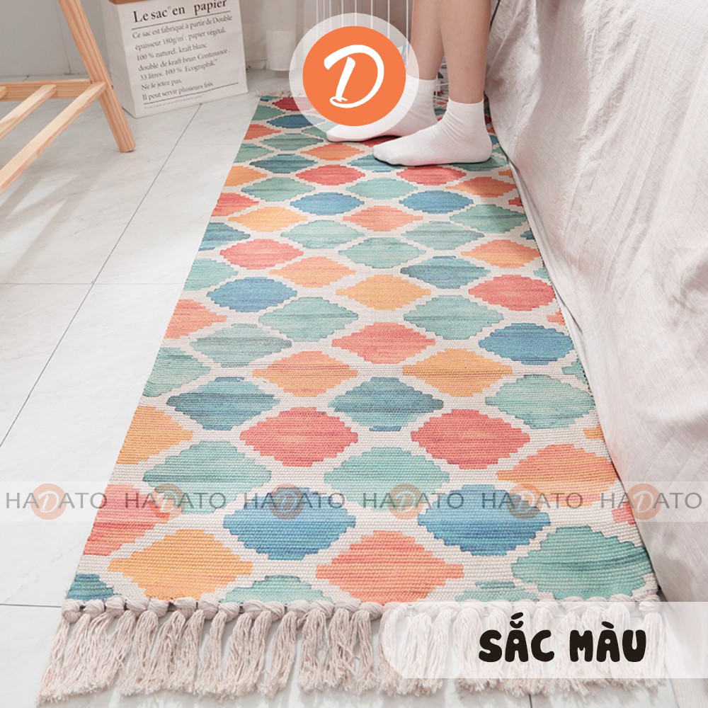 Thảm vintage THẢM scandinavian phong cách vintage có đế chống trượt CAO CẤP VOL1 - TR 1