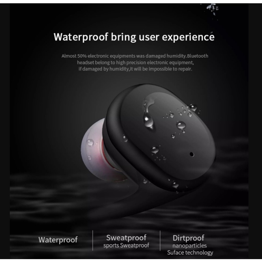 Tai Nghe Bluetooth Không Dây Nhét Tai Chống Ồn Vitog Y30 TWS Có Mic