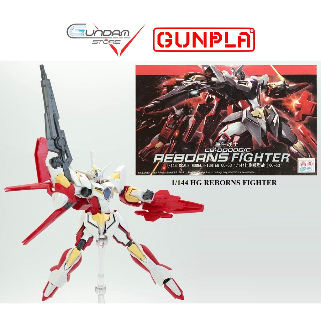 Mô Hình Gundam HG Reborns Fighter 00 TT Hongli 1 144 Đồ Chơi Lắp Ráp Anime