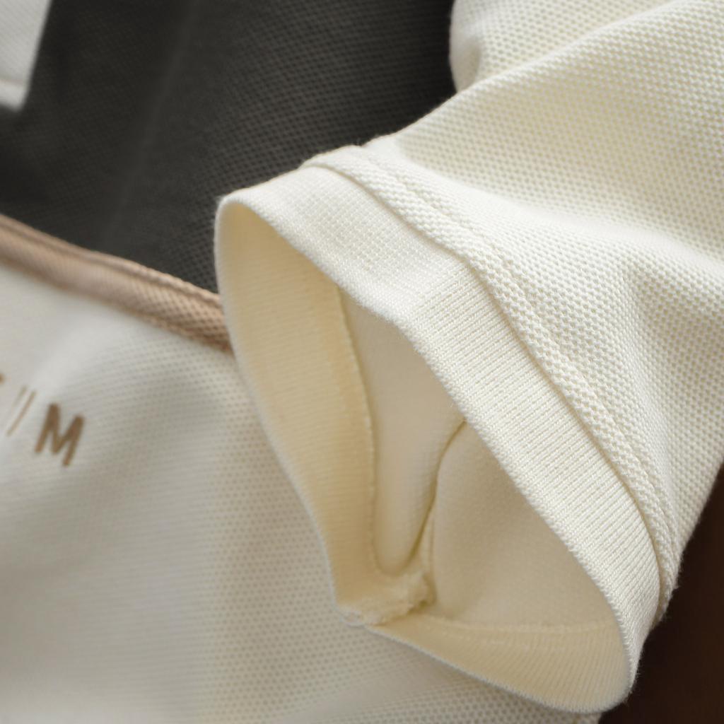 Áo polo, áo thun có cổ phối màu choco Heboz 2M logo in cao - 00001537