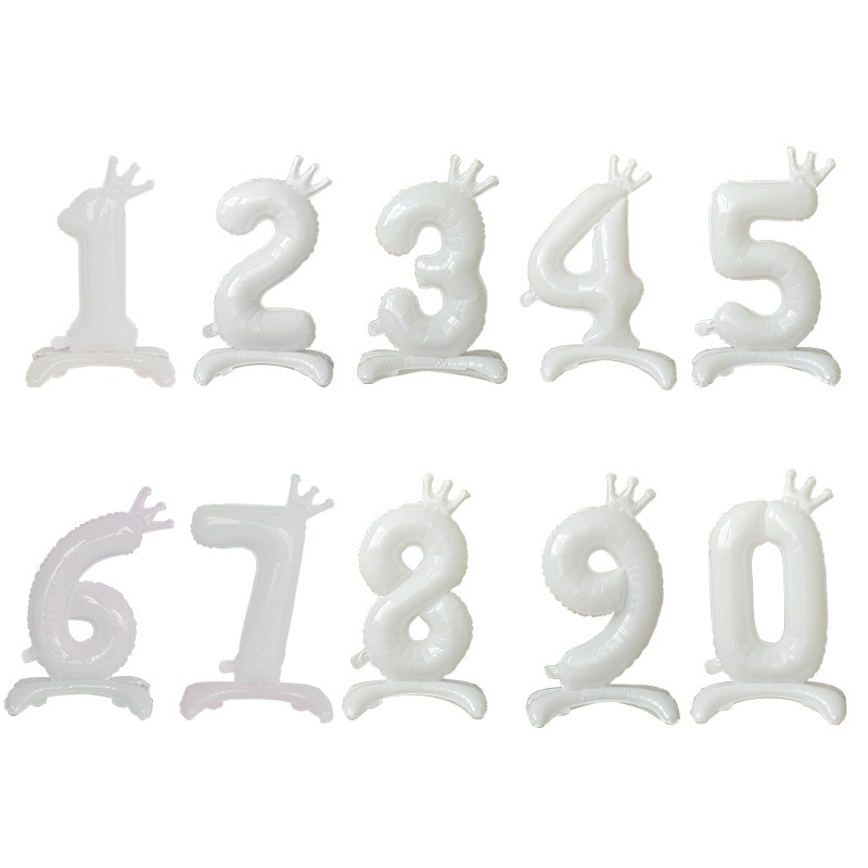 Bong Bóng Nhôm 32 Inch Hình Chữ Số Dùng Trang Trí Tiệc Sinh Nhật