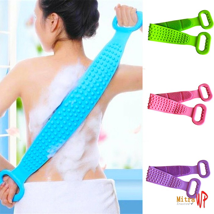 Dây Tắm Chà Lưng Silicon 2 Mặt