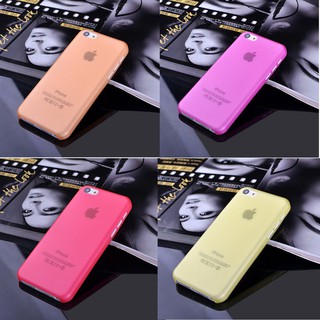 Ốp lưng iPhone 5c siêu mỏng chống nóng, không ố vàng, không bám vân tay nhiều màu