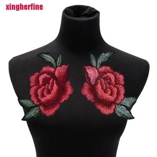 Miếng vá quần áo hình hoa hồng 3d