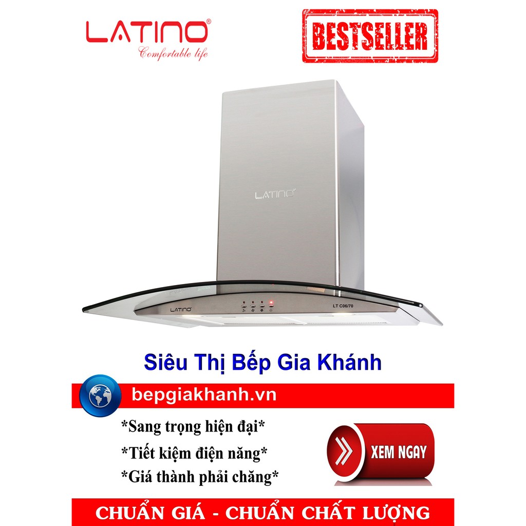 Máy hút mùi Latino LT-C06/70 - 1000 m3/h 700 mm