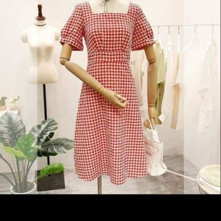 Đầm caro vải đẹp